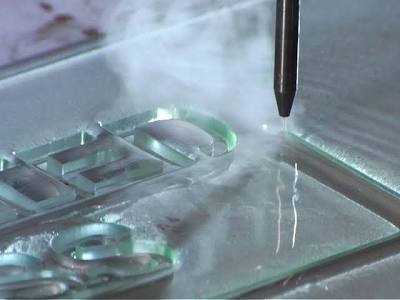 Glass Waterjet Processing